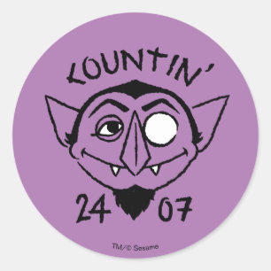 Sticker Rond Logo Count von Count Skate - Compte 24/7