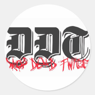 Sticker Rond Logo de DDT