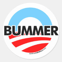 Logo de déception d'Obama O