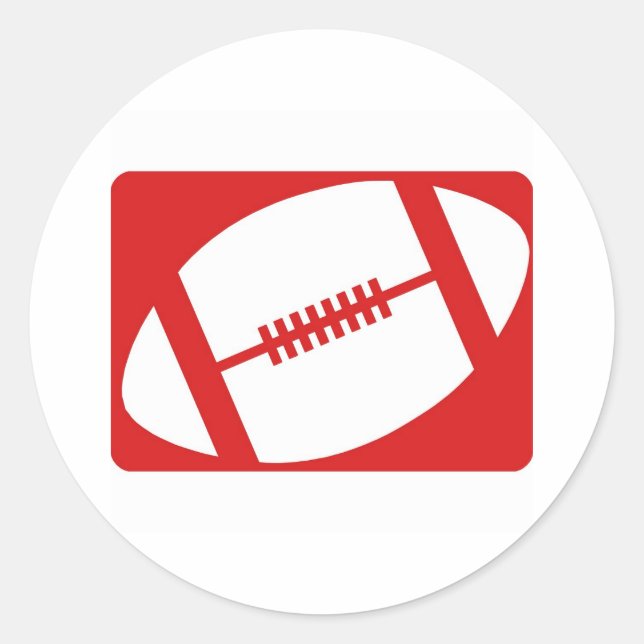 Sticker Rond Logo de football (Devant)