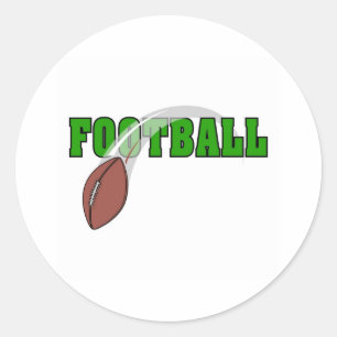 Sticker Rond Logo de football