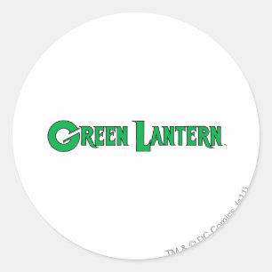 Sticker Rond Logo de la lanterne verte 9