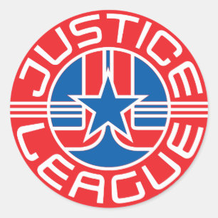 Sticker Rond Logo de la Ligue de la Justice