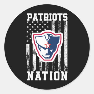 Sticker Rond Logo De La Nation Des Patriotes De Powdersville