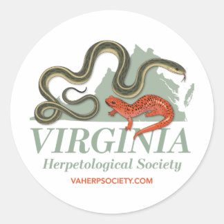 Sticker Rond Logo de la Virginia Herpetological Society