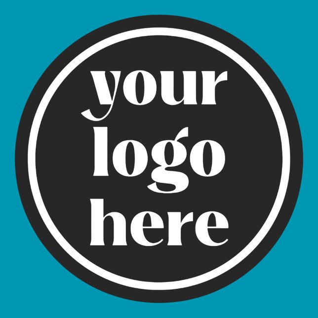 Sticker Rond Logo de l'entreprise (Créateur téléchargé)