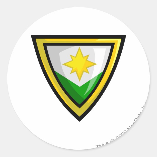 Sticker Rond Logo de l'équipe Brightvale (Devant)