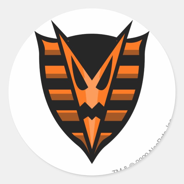 Sticker Rond Logo de l'équipe Haunted Woods (Devant)