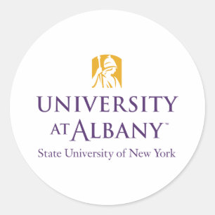 Sticker Rond Logo de l'Université d'Albany