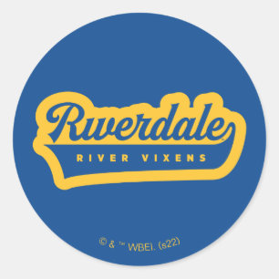 Sticker Rond Logo de Riverdale River Vixens