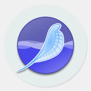 Sticker Rond Logo de SeaMonkey