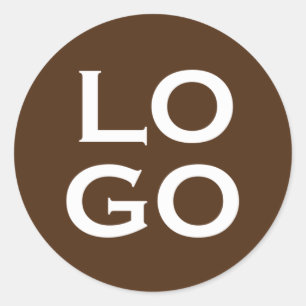Sticker Rond Logo de société ou d'entreprise personnalisé sur m