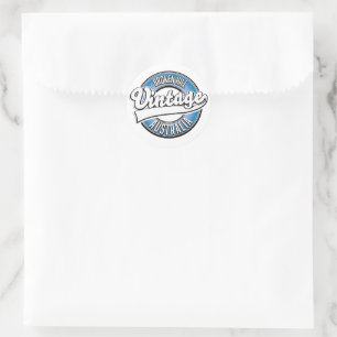 Sticker Rond Logo de style vintage de Broken Hill Australie.