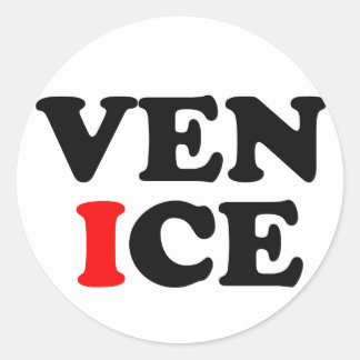 STICKER ROND LOGO DE VENISE