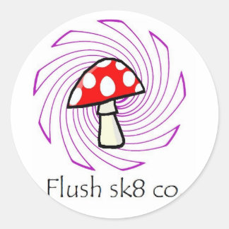 Sticker Rond logo de vidage