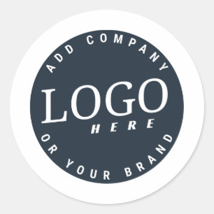 Sticker Rond Logo d'entreprise moderne minimaliste