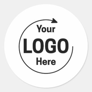 Sticker Rond Logo d'entreprise personnalisé