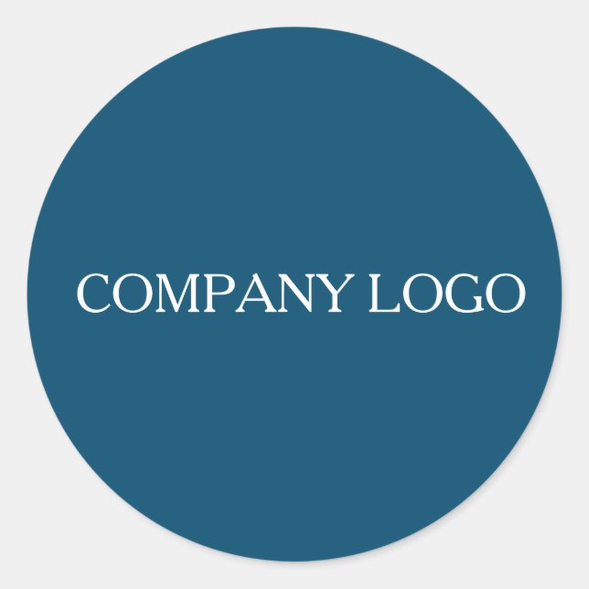 Sticker Rond Logo d'entreprise personnalisé (Devant)
