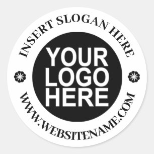 Sticker Rond Logo d'entreprise personnalisé