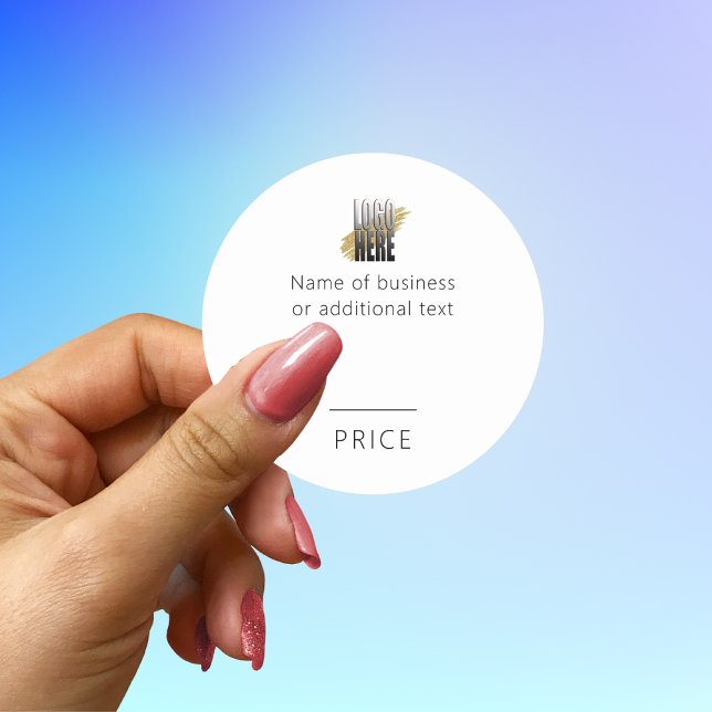 Sticker Rond Logo d'entreprise personnalisé et prix (Créateur téléchargé)