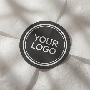 Sticker Rond Logo d'entreprise personnalisé Marque de l'entrepr