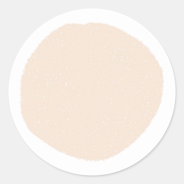 Sticker Rond Logo d'entreprise personnalisé Minimal C simple (Devant)