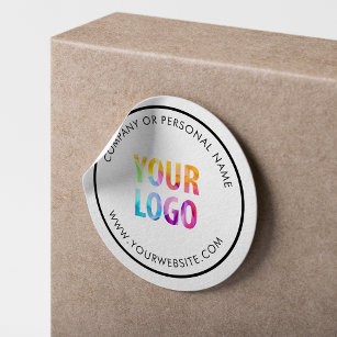 Sticker Rond Logo d'entreprise promotionnel couleur personnalis