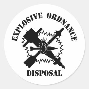 Sticker Rond Logo d'EOD