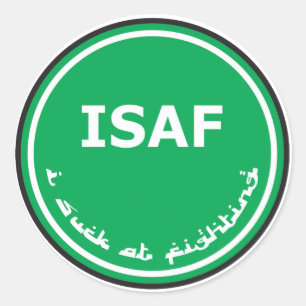 Sticker Rond Logo d'ISAF