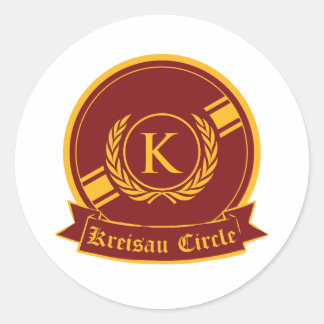 Sticker Rond logo du cercle kreisau