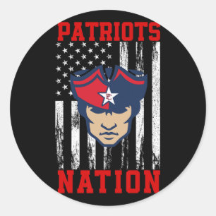 Sticker Rond Logo Du Comté De Paulding Patriots Nation