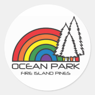 Sticker Rond logo du parc océanique