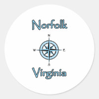 Logo du Rose Norfolk Virginia Compass