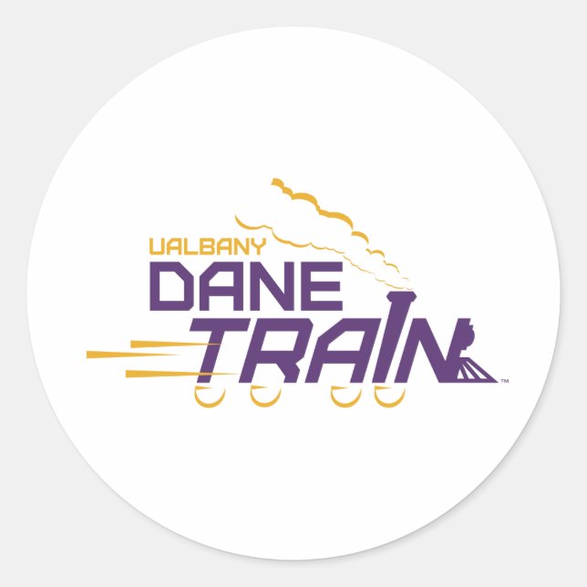 Sticker Rond Logo du train UAlbany Dane (Devant)