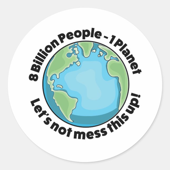 Sticker Rond Logo Environnement (Devant)