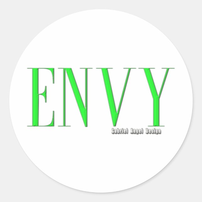 Sticker Rond Logo Envy (Devant)