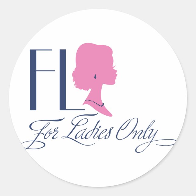 Sticker Rond Logo FLO (Devant)