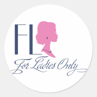 Sticker Rond Logo FLO