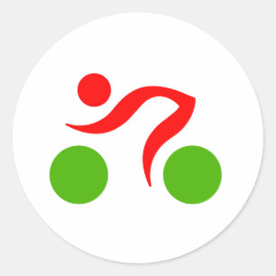 Sticker Rond Logo frais de recyclage