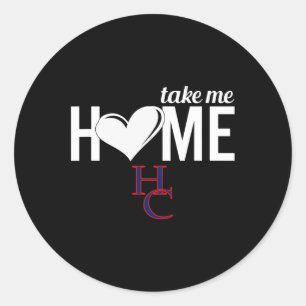 Sticker Rond Logo Henry Comté Patriots Emmenez-Moi À La Maison