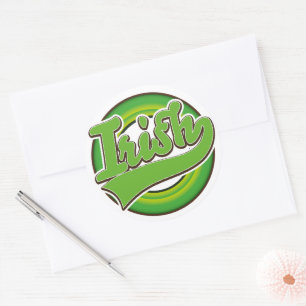 Sticker Rond Logo irlandais.