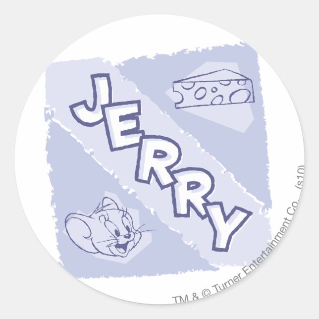 Sticker Rond Logo Jerry Blue Cheese (Devant)