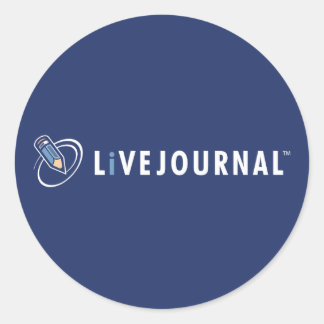 Sticker Rond Logo LiveJournal horizontal