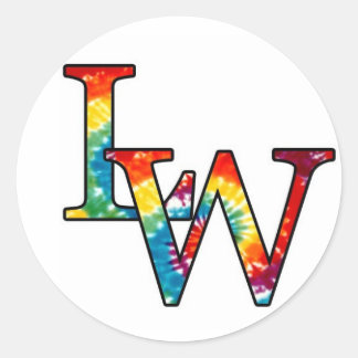 Sticker Rond logo LW