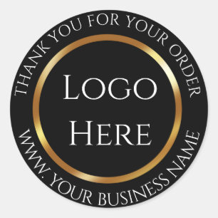 Sticker Rond Logo Merci ici
