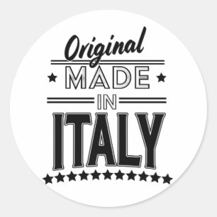 Sticker Rond Logo original fabriqué en Italie
