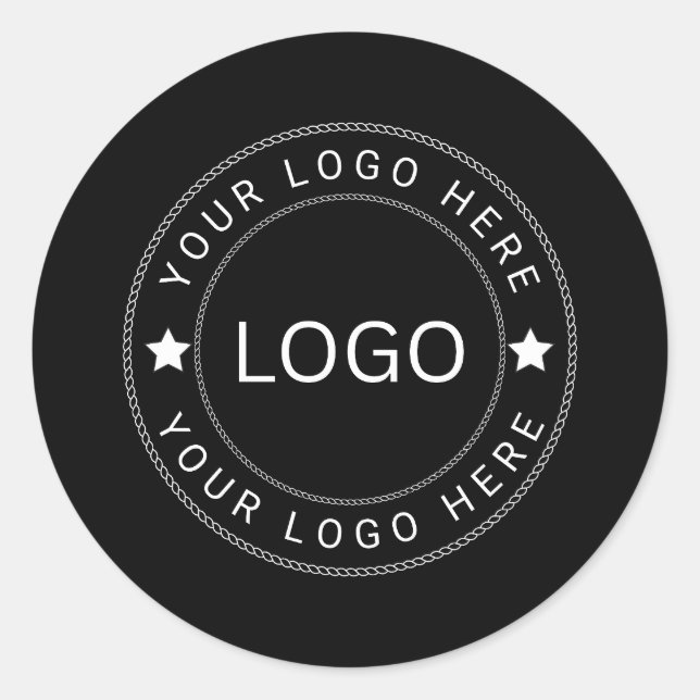 Sticker Rond Logo personnalisé (Devant)