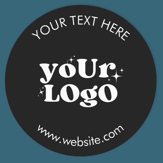 Sticker Rond Logo personnalisé (Créateur téléchargé)