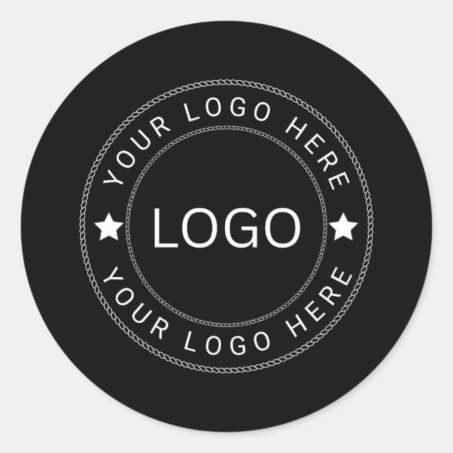 Sticker Rond Logo personnalisé (Devant)