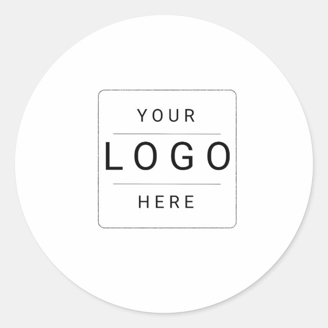 Sticker Rond Logo personnalisé (Devant)